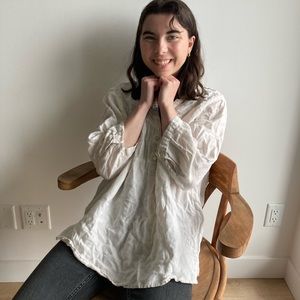 Linen Tunic style Top